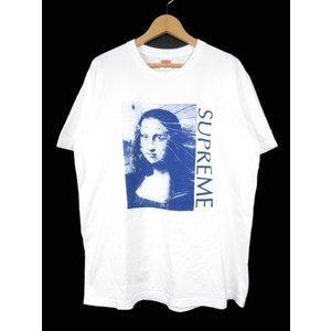 18SS tối cao tối cao Mona lisa t -shirt cut -and -sew logo tay áo ngắn m trắng mona lisa tee ☆ giá rẻ ★ Đơn đặt hàng qua thư nam