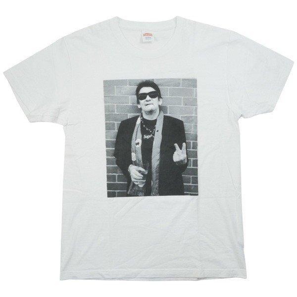 Tối cao tối cao 13AW Shane MacGowan Tee Photo t -shirt White Mail Order