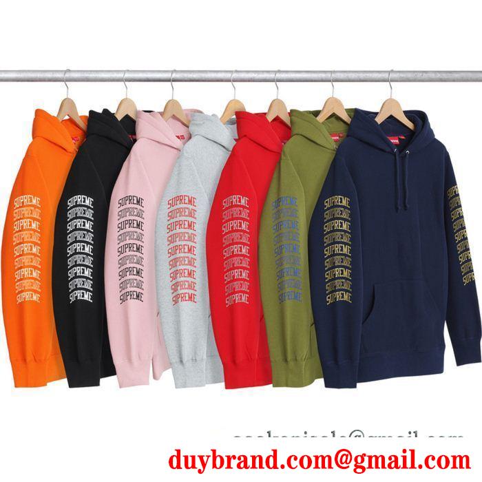 オシャレに欠かせない！ supreme sleeve arc hooded sweatshirt 多色選択可 パーカー 高評価人気品