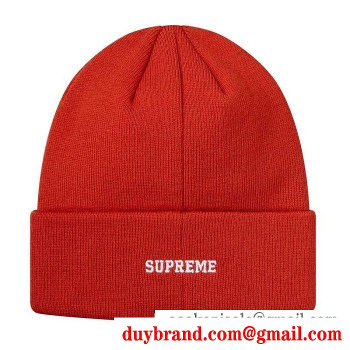 SUPREME シュプリーム ニットキャップ 多色可選 supreme champion 18fw 3d metallic beanie 爆発的人気