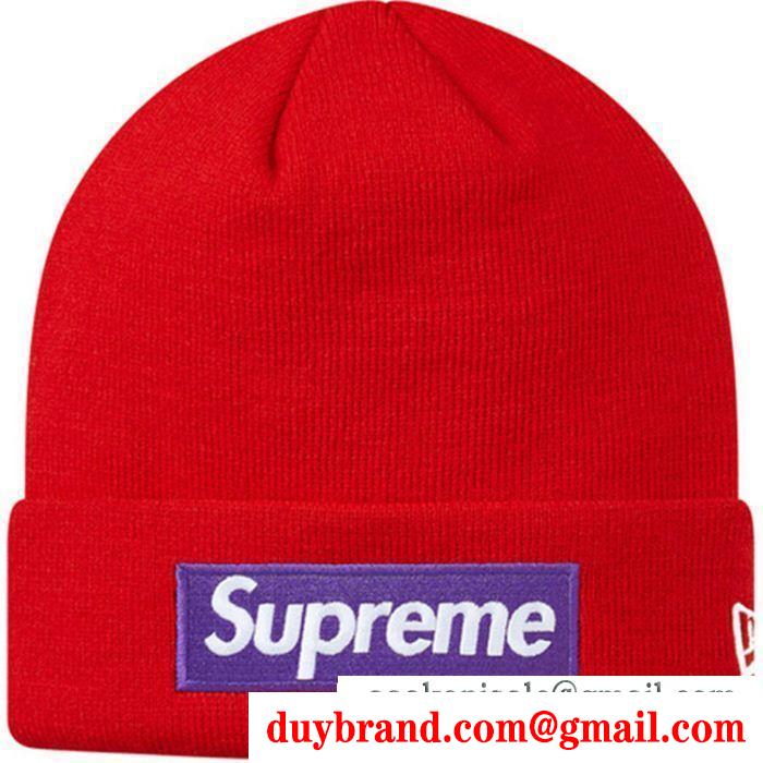 多色可選 supreme シュプリーム ニットキャップ supreme 16fw 17fw 18fw new era box logo beanie 今一番熱い