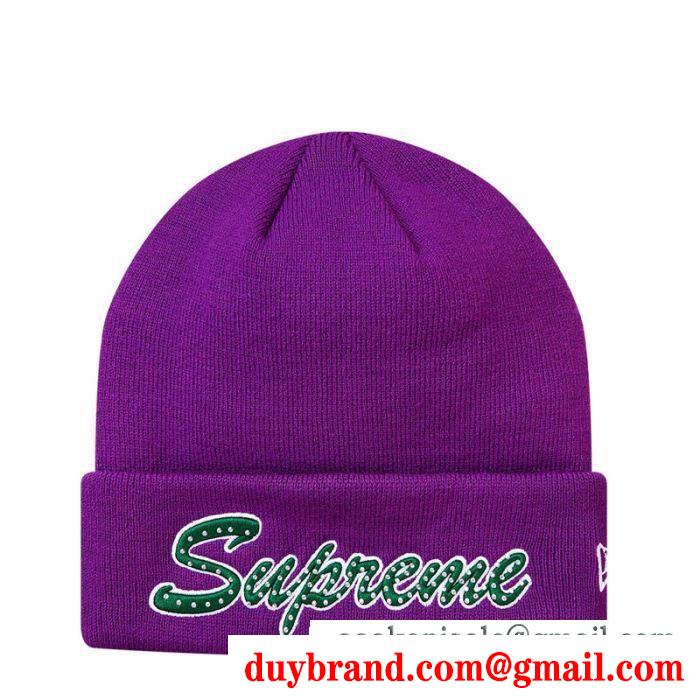 ニットキャップ supreme 18fw new era script beanie お得な価格で登場 新鋭ブランド supreme シュプリーム 多色可選