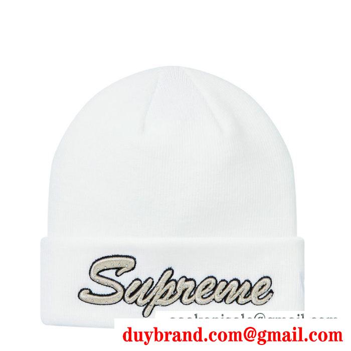 ニットキャップ supreme 18fw new era script beanie お得な価格で登場 新鋭ブランド supreme シュプリーム 多色可選