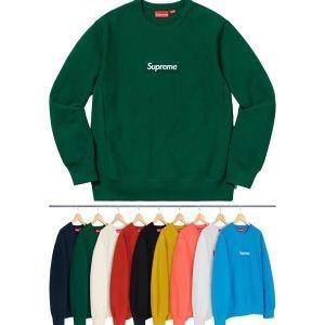 Logo hộp tối cao Crewneck Supr...