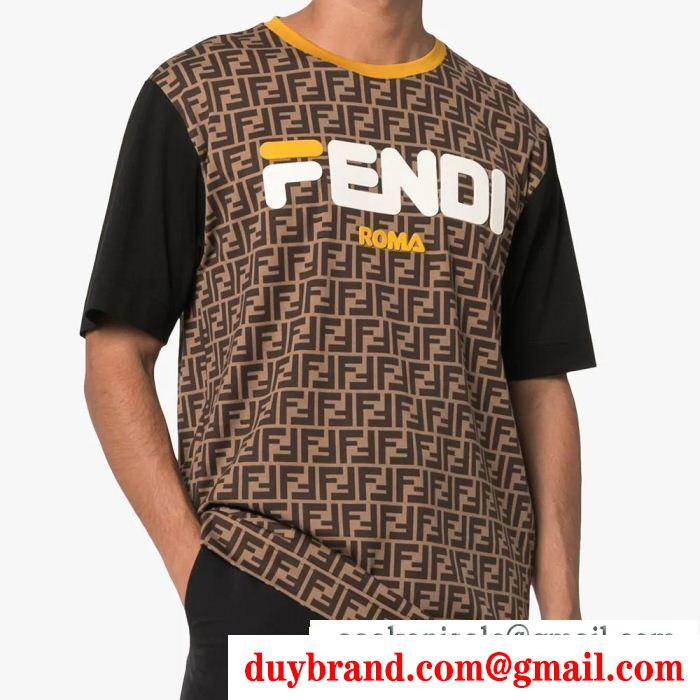 国内発送 fendi fendi fix tシャツ マルチmàu sắc41466396フェンディ コピー通気性アンダーシャツ定番ｔシャツ