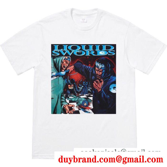 シュプリーム supreme 半袖tシャツ 2色可選 supreme liquid swords 新着春夏2019セール