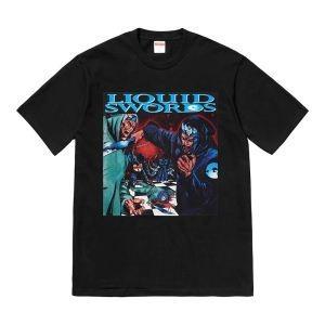 Tối cao tối cao tay áo ngắn T -Shirt 2 Color Supreme Liquid Swords MỚI Mùa xuân mùa hè 2019 Sale_Supreme Supreme_ Thương hiệu giá rẻ 