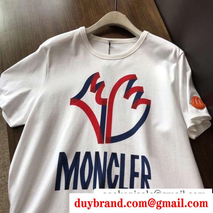 春夏トレンド先取り 最新トレンド2019年春夏コレクション 新春セールアイテム moncler モンクレール 半袖tシャツ