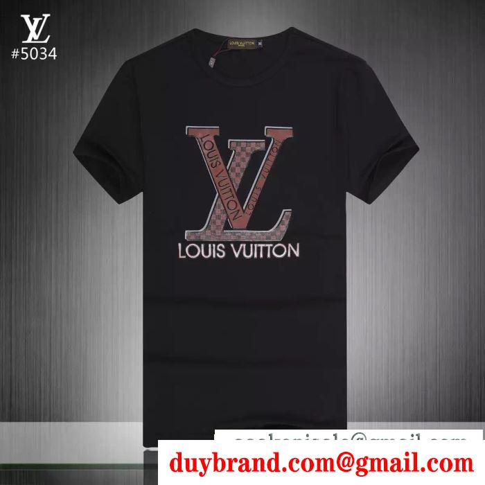 きれいめな印象で着こなし ルイ ヴィトン LOUIS VUITTON Tシャツ/ティーシャツ 2019SSコレクションに新着 3色可選