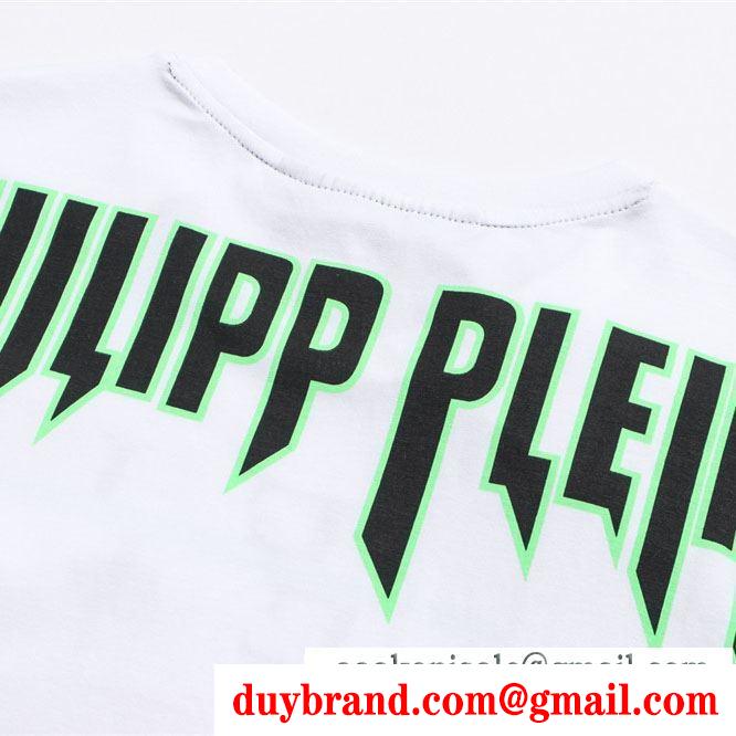 夏の涼しい人気新作 Tシャツ/ティーシャツ フィリッププレイン 【2019年春夏】人気ブランドの最新 PHILIPP PLEIN 2色可選