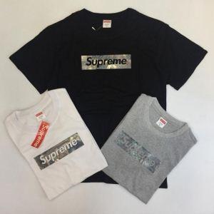 Đêm mùa hè ba màu có các tác phẩm thương hiệu mới 2019 Summer Supreme Supreme Short Sleeve T -shirt_Supreme Supreme_ Thương hiệu giá rẻ 