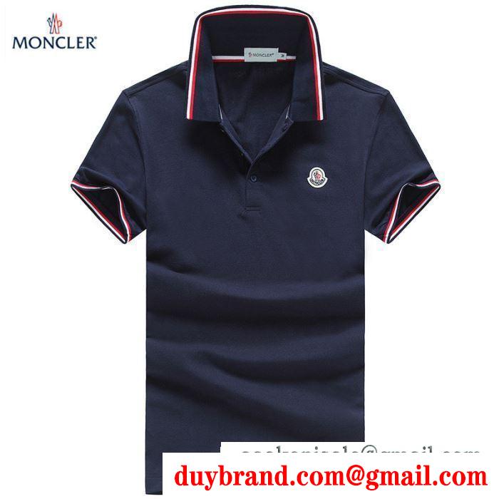 MONCLER tシャツ/ティーシャツ 4色可選 19年トレンド春夏もお世話に おしゃれ度をupする新着 モンクレール