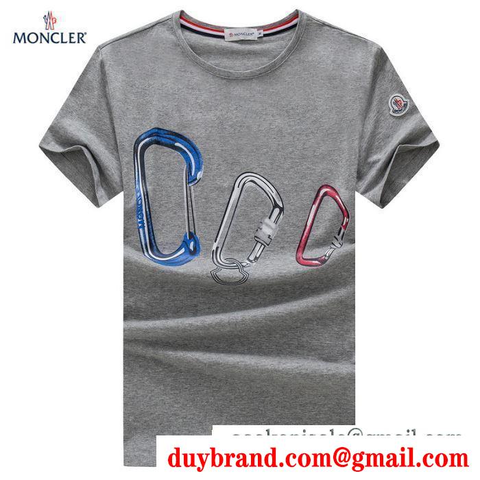 オシャレスタイルは今季も モンクレール moncler tシャツ/ティーシャツ 4色可選 2019 spring／summer