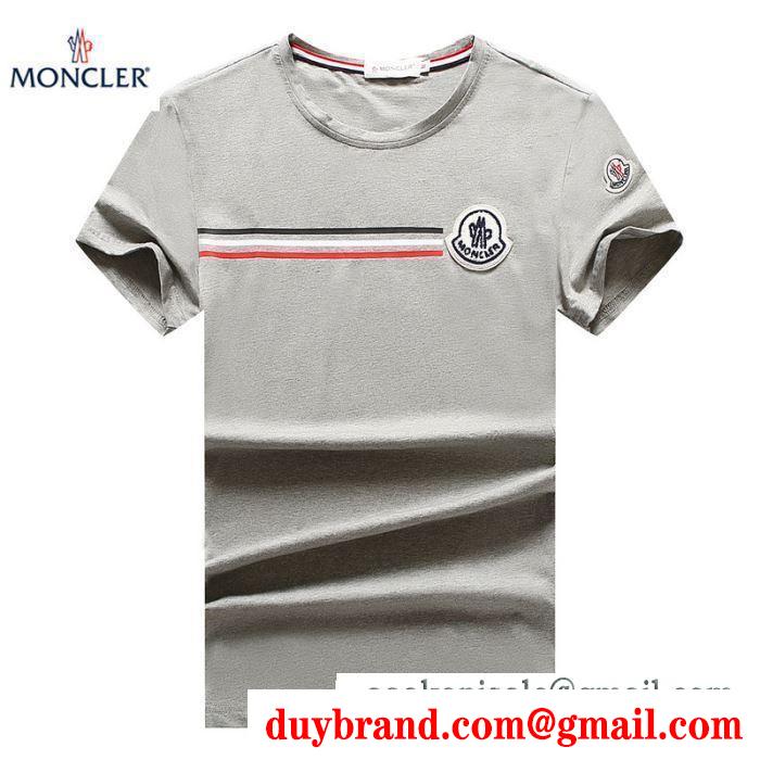 3色可選 2019ssの人気トレンドファッション ストリートに溢れるウェア モンクレール moncler tシャツ/ティーシャツ