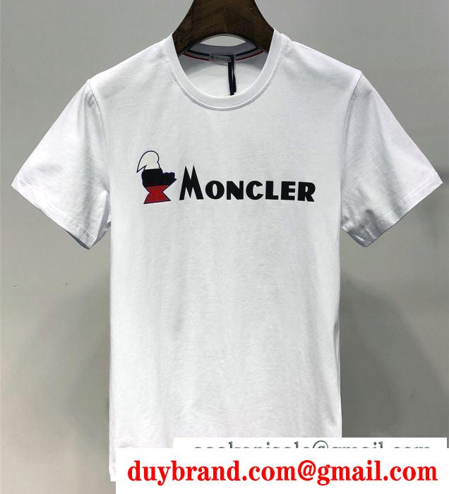 2019トレンド感満載なアイテム トレンドを追求した新作 モンクレール moncler tシャツ/ティーシャツ 2色可選