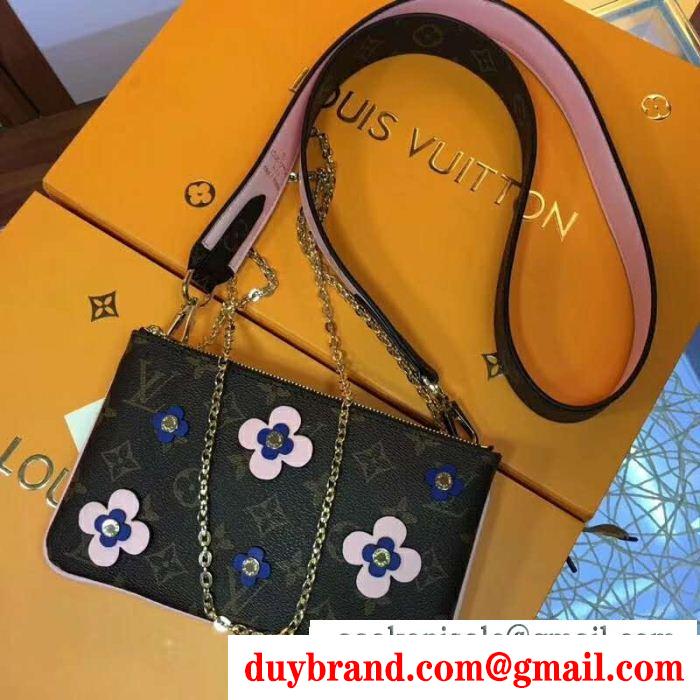 オシャレさんがお気に入りモデル louis vuitton ポシェット･ドゥーブル ジップ ルイ ヴィトン コピー ショルダーバッグ