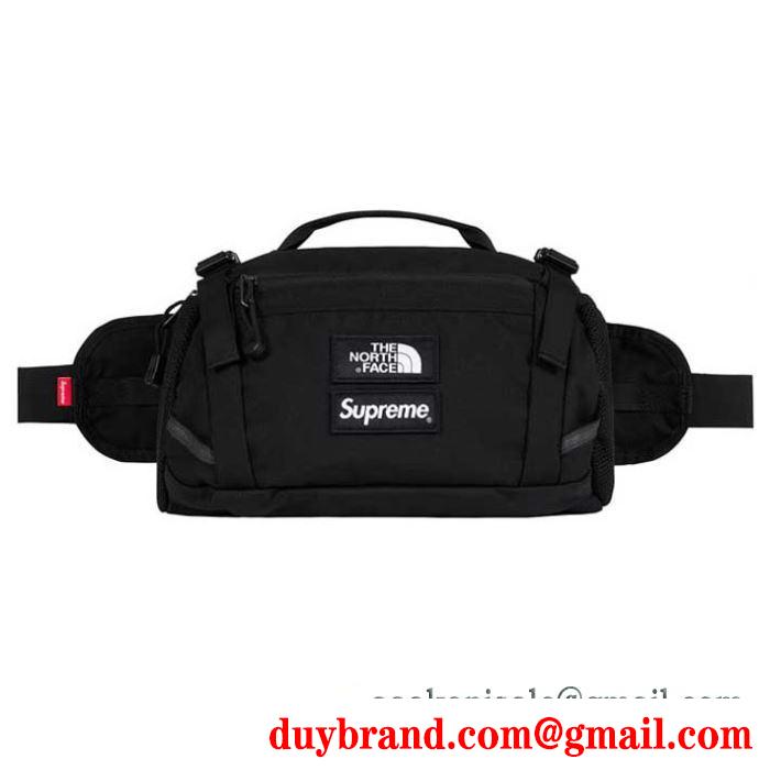 ファッションに新しい色19SS supreme the north face expedition waist bag ウエストポーチ 多色可選