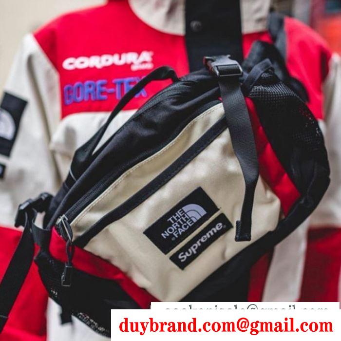 ファッションに新しい色19SS supreme the north face expedition waist bag ウエストポーチ 多色可選