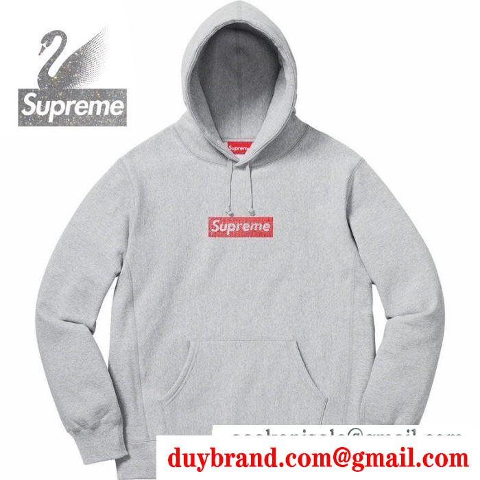 大人買い必須なこの春夏 4色可選 パーカー 新作速乾超軽量 supreme swarovski box logo hoodie