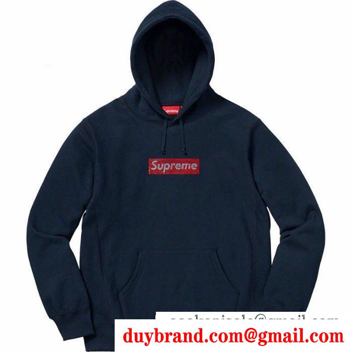 大人買い必須なこの春夏 4色可選 パーカー 新作速乾超軽量 supreme swarovski box logo hoodie