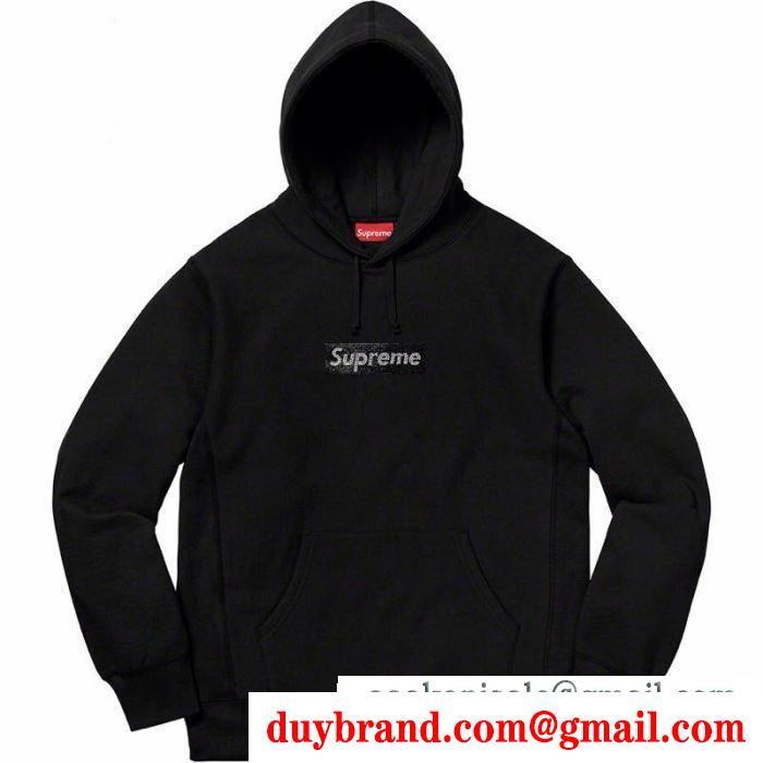 大人買い必須なこの春夏 4色可選 パーカー 新作速乾超軽量 supreme swarovski box logo hoodie