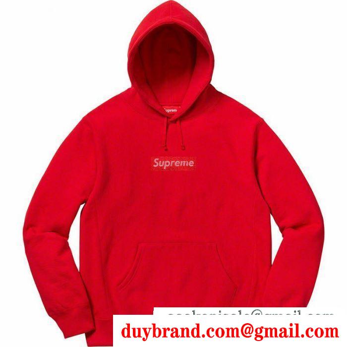 大人買い必須なこの春夏 4色可選 パーカー 新作速乾超軽量 supreme swarovski box logo hoodie