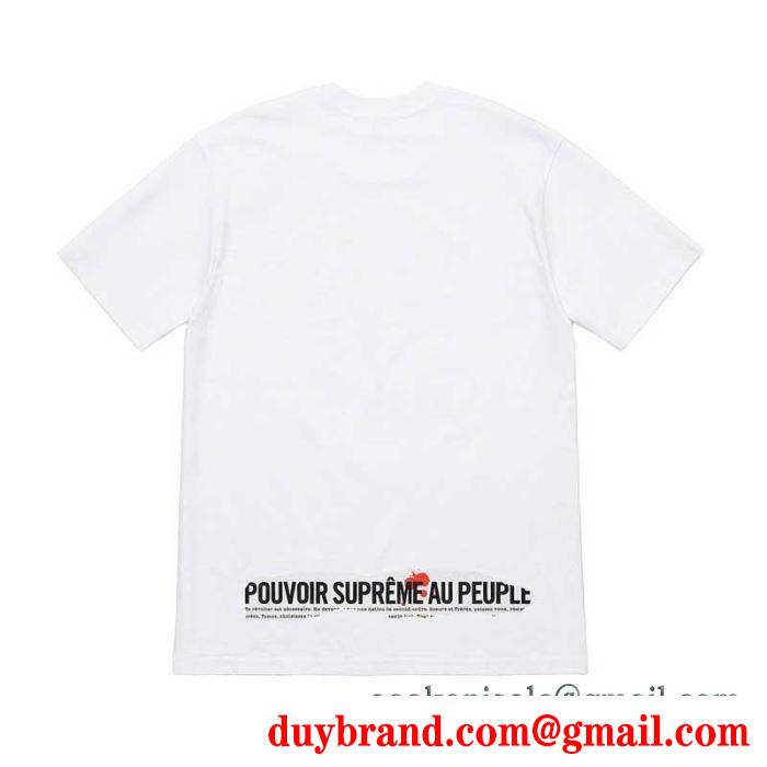 今季も引き続きブランド supreme 19ss headline tee tシャツ/半袖 2色可選