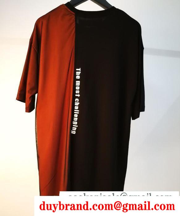 2019春夏トレンドmàu sắc  半袖Tシャツ   Off-White オフホワイト  スタイルアップ見えなシンプル