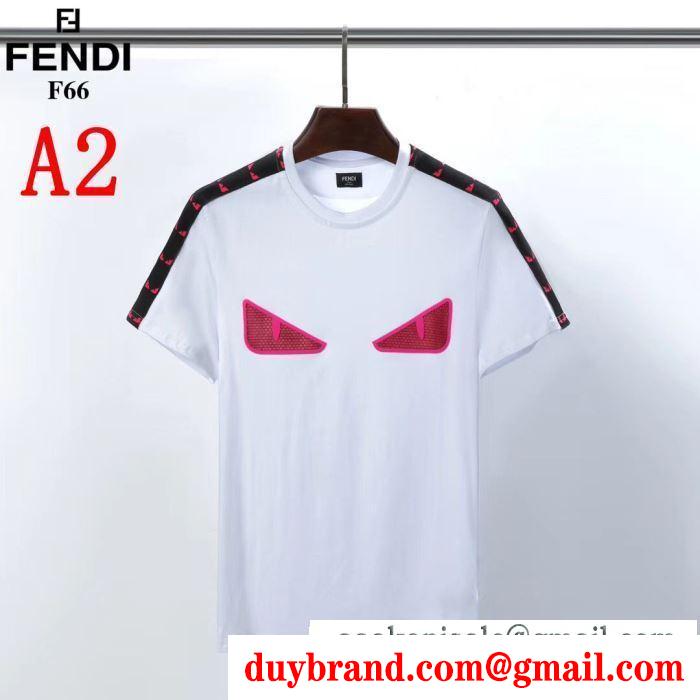 フェンディ FENDI  4色可選  19年トレンド春夏もお世話に  ウェアに取り入れるのが今季流  半袖Tシャツ