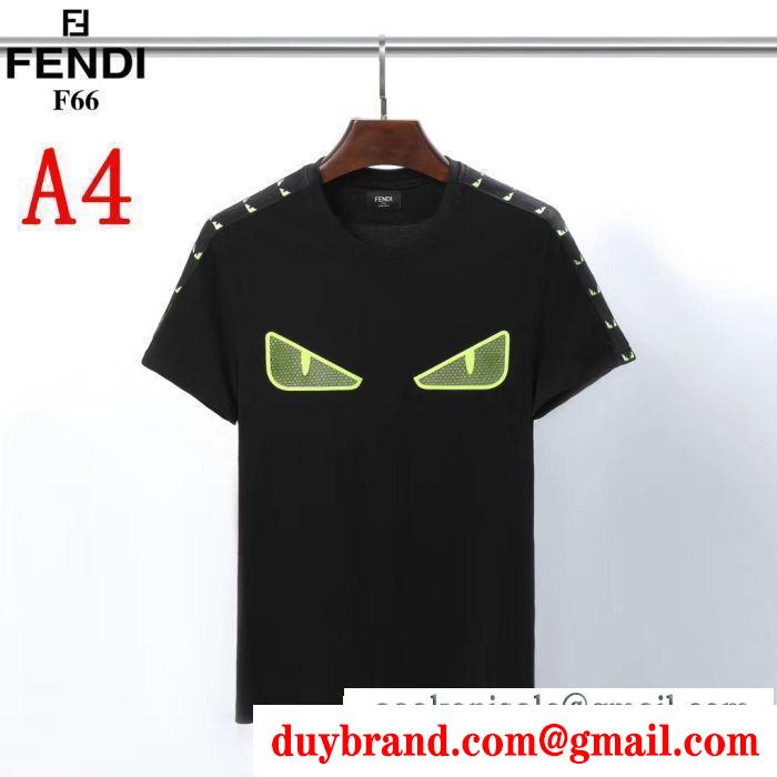 フェンディ FENDI  4色可選  19年トレンド春夏もお世話に  ウェアに取り入れるのが今季流  半袖Tシャツ