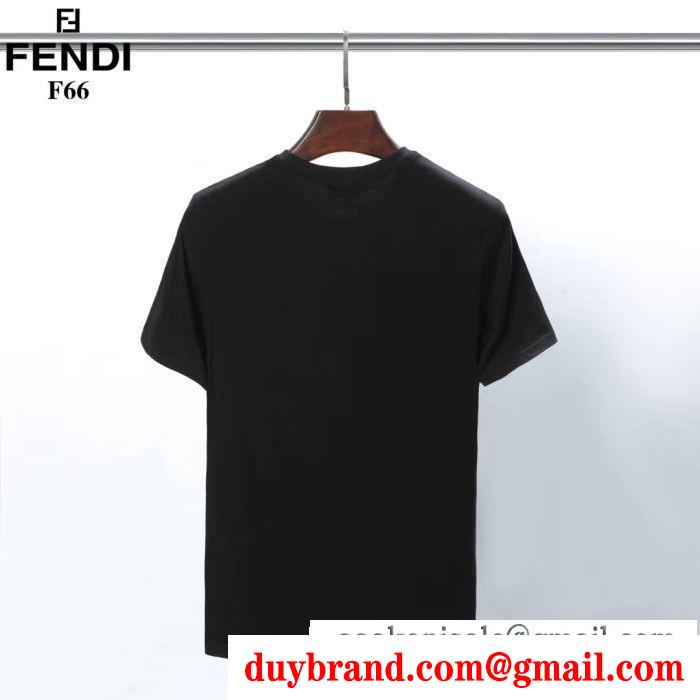 フェンディ FENDI  4色可選  19年トレンド春夏もお世話に  ウェアに取り入れるのが今季流  半袖Tシャツ