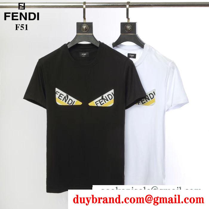 フェンディ FENDI  ストリートに溢れるウェア  2019春夏に人気のトレンド新作  半袖Tシャツ