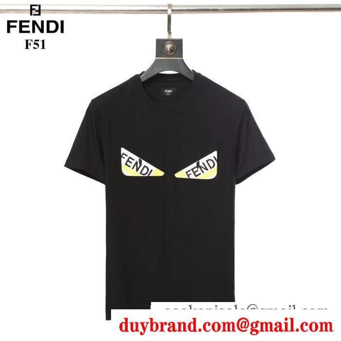 フェンディ FENDI  ストリートに溢れるウェア  2019春夏に人気のトレンド新作  半袖Tシャツ