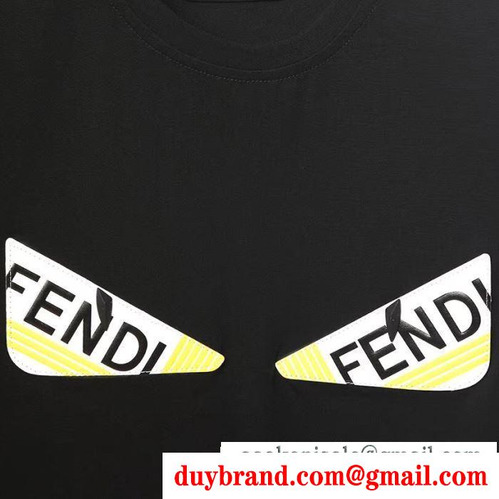 フェンディ FENDI  ストリートに溢れるウェア  2019春夏に人気のトレンド新作  半袖Tシャツ