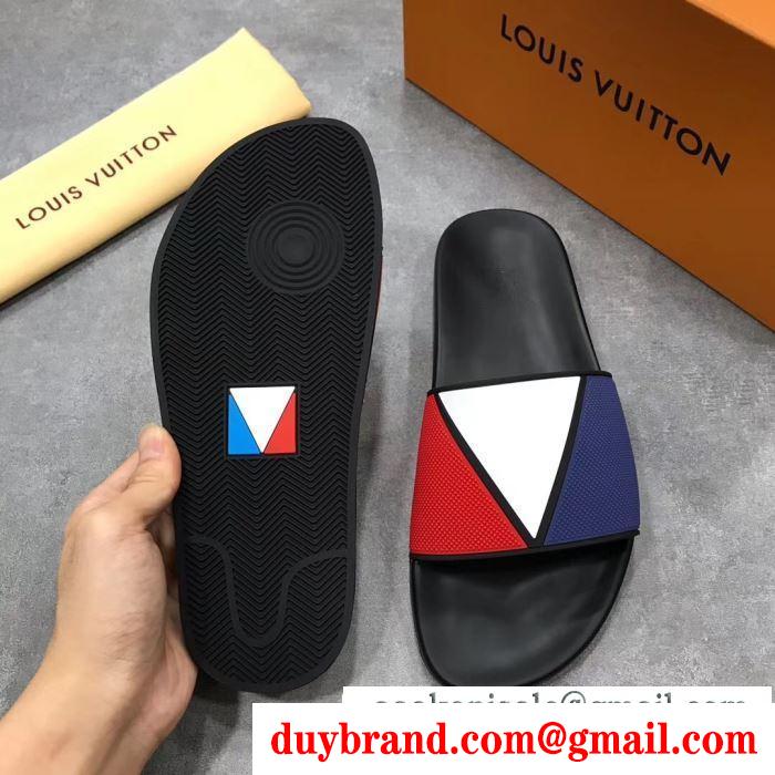 サンダル セレブや芸能人からも愛用 ルイ ヴィトン 2019春夏の爽やかトレンド LOUIS VUITTON  トップスからチラ見える安心