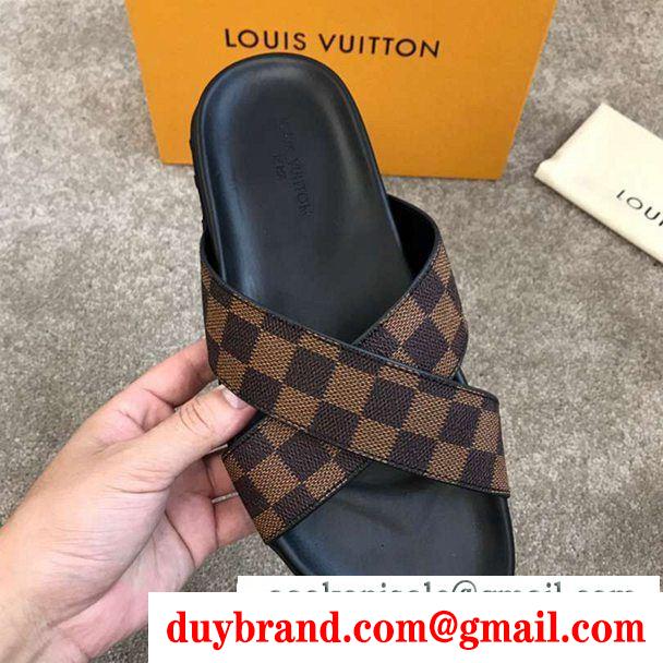 SSコレクション注目ブランド  イル ルイ ウェアに取り入れるのが今季流 LOUIS VUITTON2019トレンドファション 4色可選 サンダル