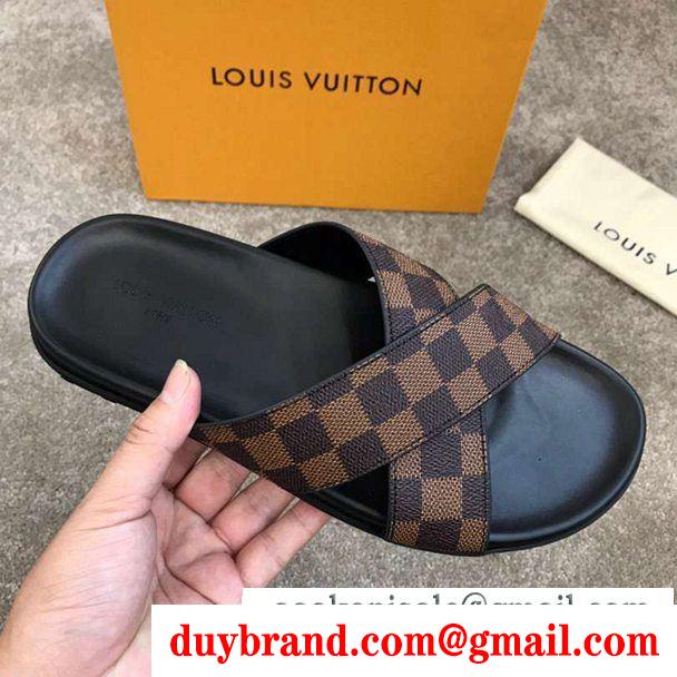 SSコレクション注目ブランド  イル ルイ ウェアに取り入れるのが今季流 LOUIS VUITTON2019トレンドファション 4色可選 サンダル