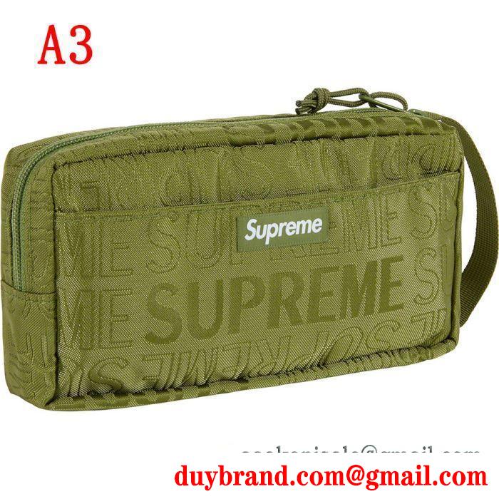 Organizer pouch 2019大人気 supreme 活躍のバッグ 4色可選おしゃれ度をupする新着