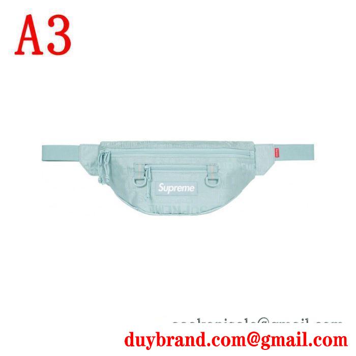 お目立ち度の高い新品 supreme waist bag 19ss 4色可選 暑い今こそ活躍させたい！