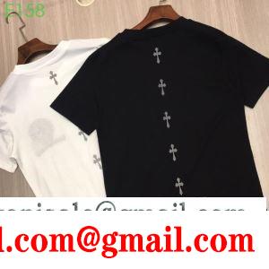 2019年SSトレンド新品登場 クロムハーツ chrome hearts 半袖tシャツ 2色可選 男女兼用 夏の定番スタイルをアップ