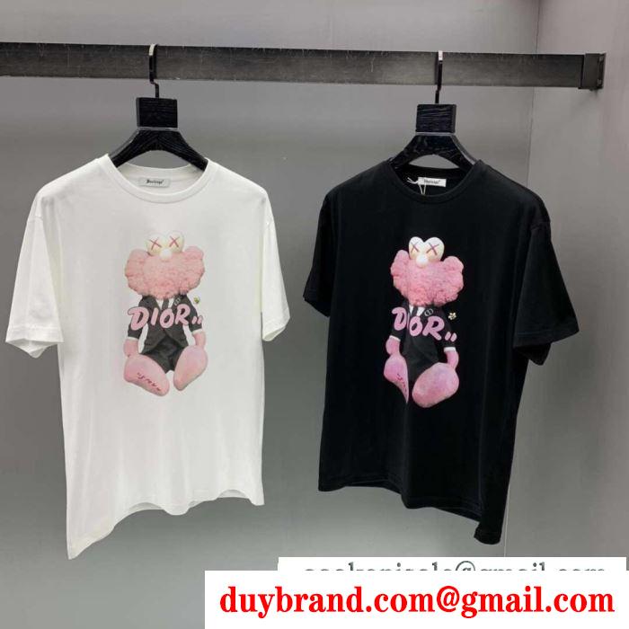 ディオール DIOR 2019新定番人気セール 2色可選 夏の必須アイテムを 半袖Tシャツ 今季のトレンドクラシックスタイル 夏の定番スタイルをアップ 