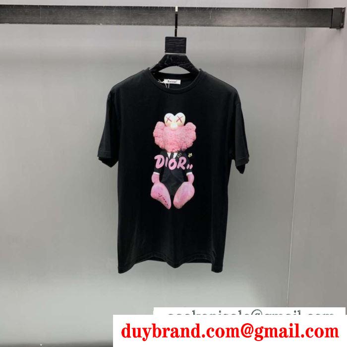 ディオール DIOR 2019新定番人気セール 2色可選 夏の必須アイテムを 半袖Tシャツ 今季のトレンドクラシックスタイル 夏の定番スタイルをアップ