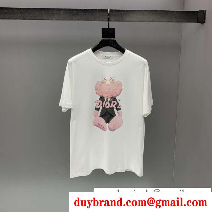 ディオール DIOR 2019新定番人気セール 2色可選 夏の必須アイテムを 半袖Tシャツ 今季のトレンドクラシックスタイル 夏の定番スタイルをアップ