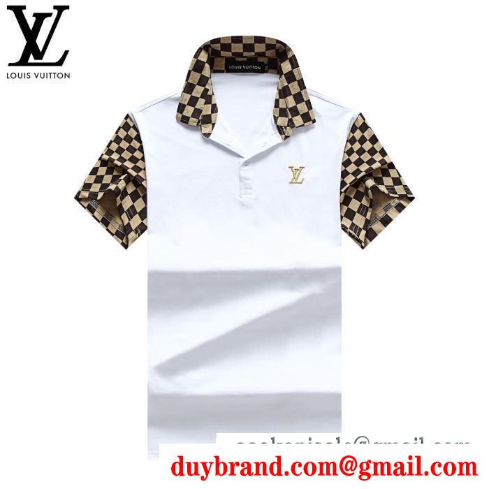 ルイ ヴィトンリラックス感のある着こなし 2019ss louis vuitton tシャツ/半袖 3色可選 キレイめ感が強い