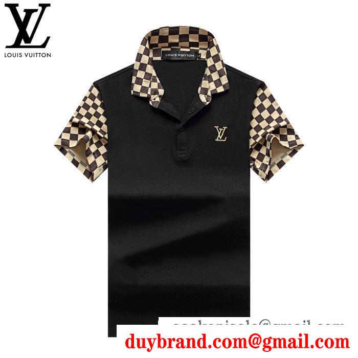 ルイ ヴィトンリラックス感のある着こなし 2019ss louis vuitton tシャツ/半袖 3色可選 キレイめ感が強い