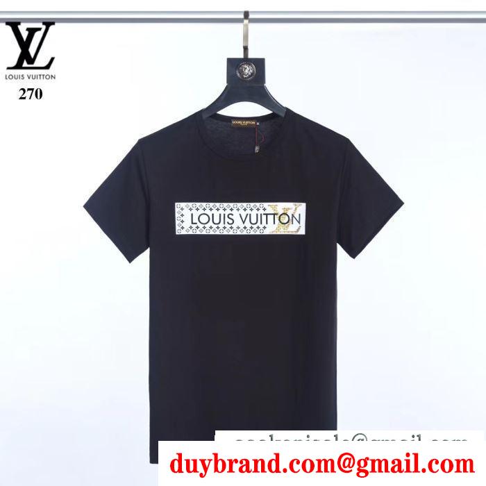 Tシャツ/半袖カジュアルで気分爽快 3色可選 ルイ ヴィトン2019人気お買い得アイテム louis vuitton