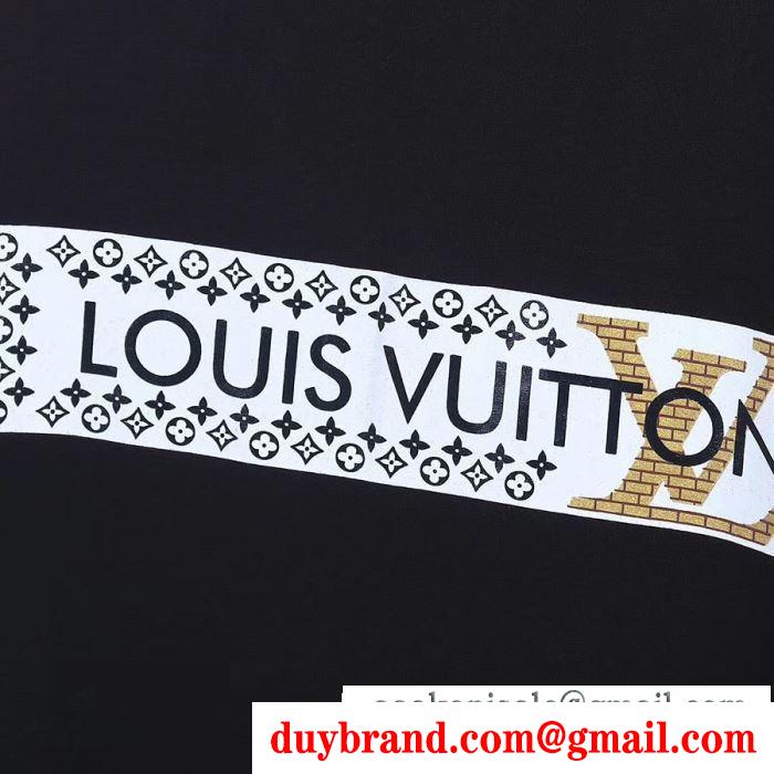 Tシャツ/半袖カジュアルで気分爽快 3色可選 ルイ ヴィトン2019人気お買い得アイテム louis vuitton