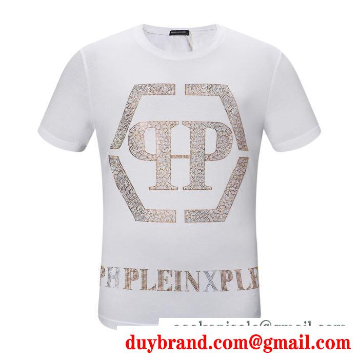 2019人気がますます人気 フィリッププレイン philipp plein tシャツ/半袖 2色可選 ファッションに新しい色