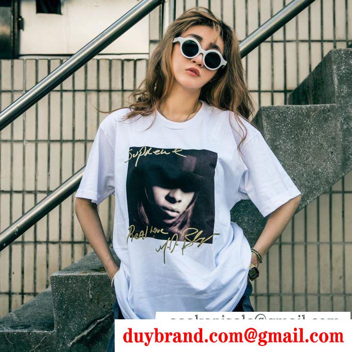 寒い季節にぴったり 4色可選 tシャツ/半袖 supreme 19fw mary.j blige tee 活躍するトレンドアイテム