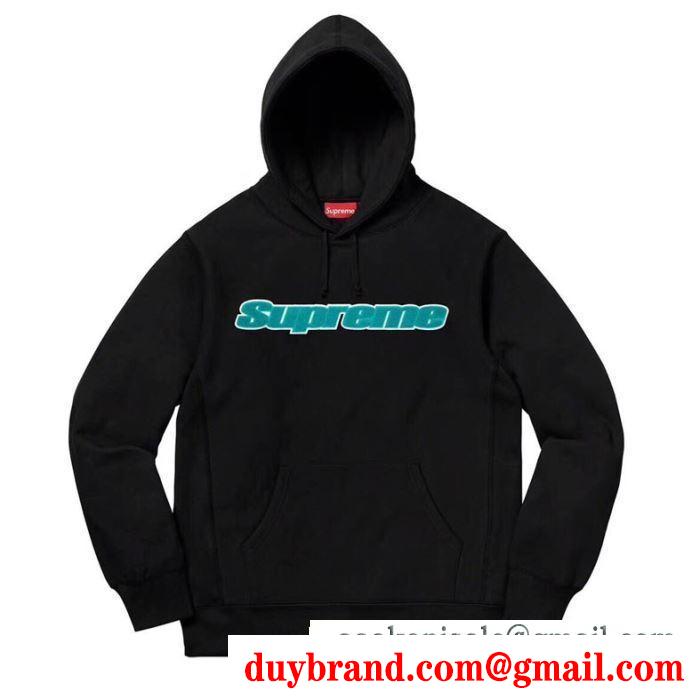 【2019秋冬】の注目トレンド supreme chenille logo hooded 3色可選 パーカー 今回の秋冬に欲しいスタイル